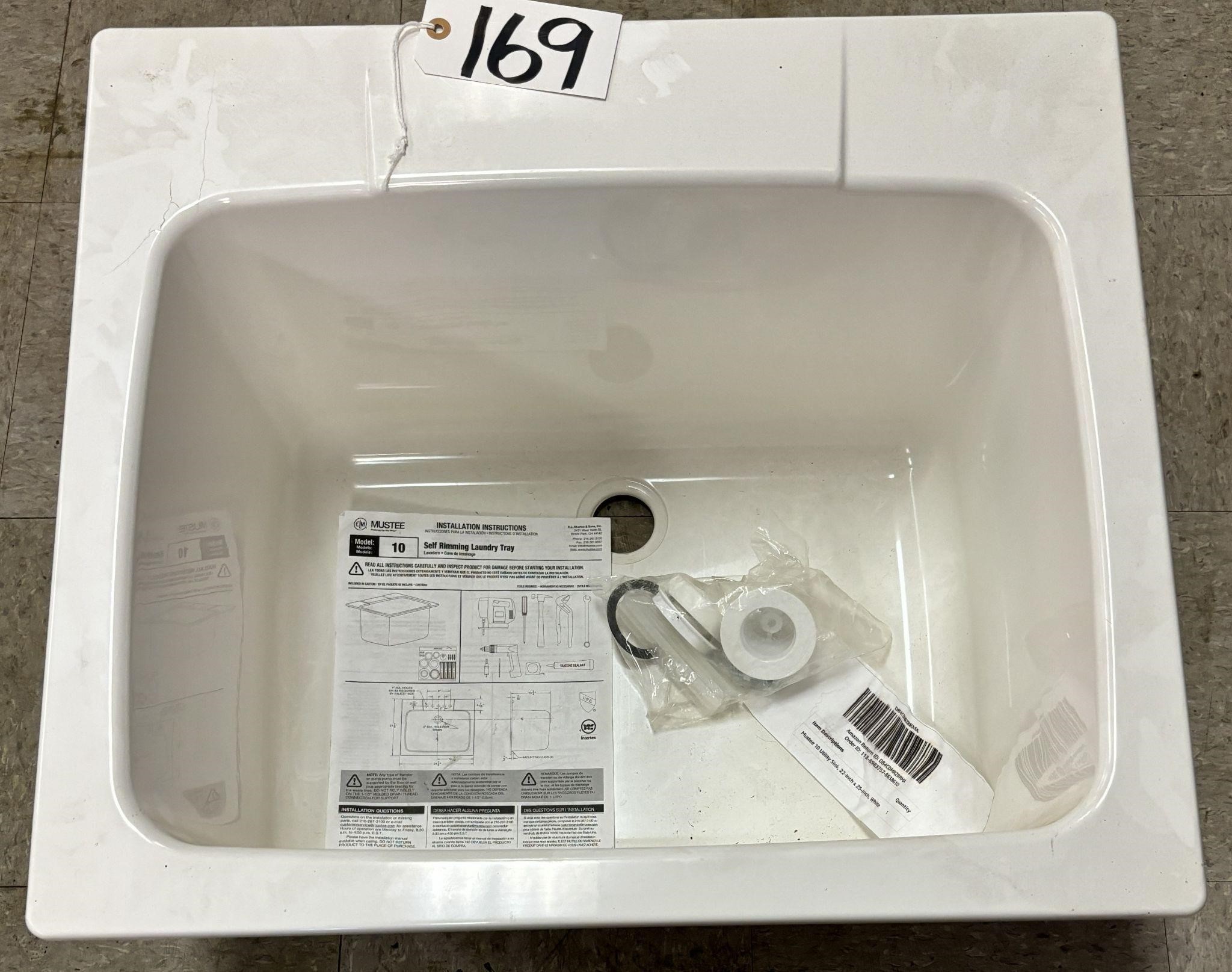 Hard Plastic Utility Sink