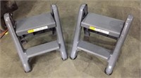 2 Rubbermaid step stools