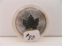 2014 .999 Silver Canadian Maple Leaf –