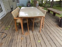 outdoor table 4 chairs