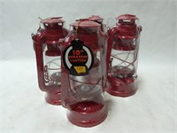 4 Unopened Red Swallow Brand Oil Lamps