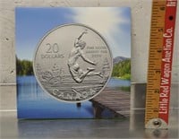 2014 - 99.99% silver $20 Canadian coin