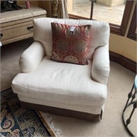 Oversized Upholstered Arm Chair- ea.