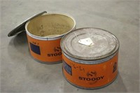 (2) Stoody Welding Wire Containers w/Wood Bottom,