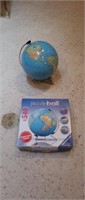 9 in Ravensburger 540 puzzle ball globe
