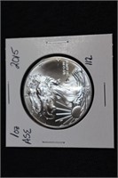 2015 American Silver Eagle 1oz .999 Silver (Pulled