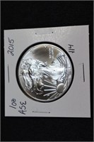 2015 American Silver Eagle 1oz .999 Silver (Pulled