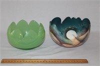 Jadeite Vase & Handmade Vase
