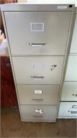 4 Drawer File Cabinet & Contents