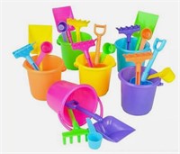 Dozen 4 Piece Beach Bucket Playset