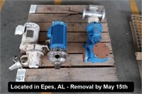 LOT, (2) PUMPS, MIXER MOTOR & VALVE