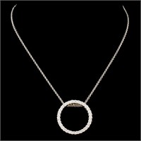 14K Gold 0.49ctw Diamond Pendant