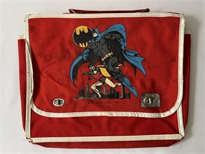 Vintage Batman & Robin Childs School Book Bag