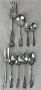 Assortment of Sterling and Plated Flatware
