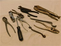 Miscellaneous hand tools.