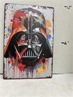 Metal Sign - Star Wars Vader