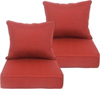 SEALED-unuon Indoor/Outdoor Red Cushions