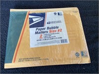 G)  new self sealing size 2 bubble mailer