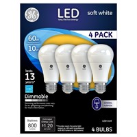 GE 60w LED Dimmable Light Bulbs