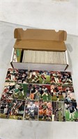 Lot of football cards set may not be complete.