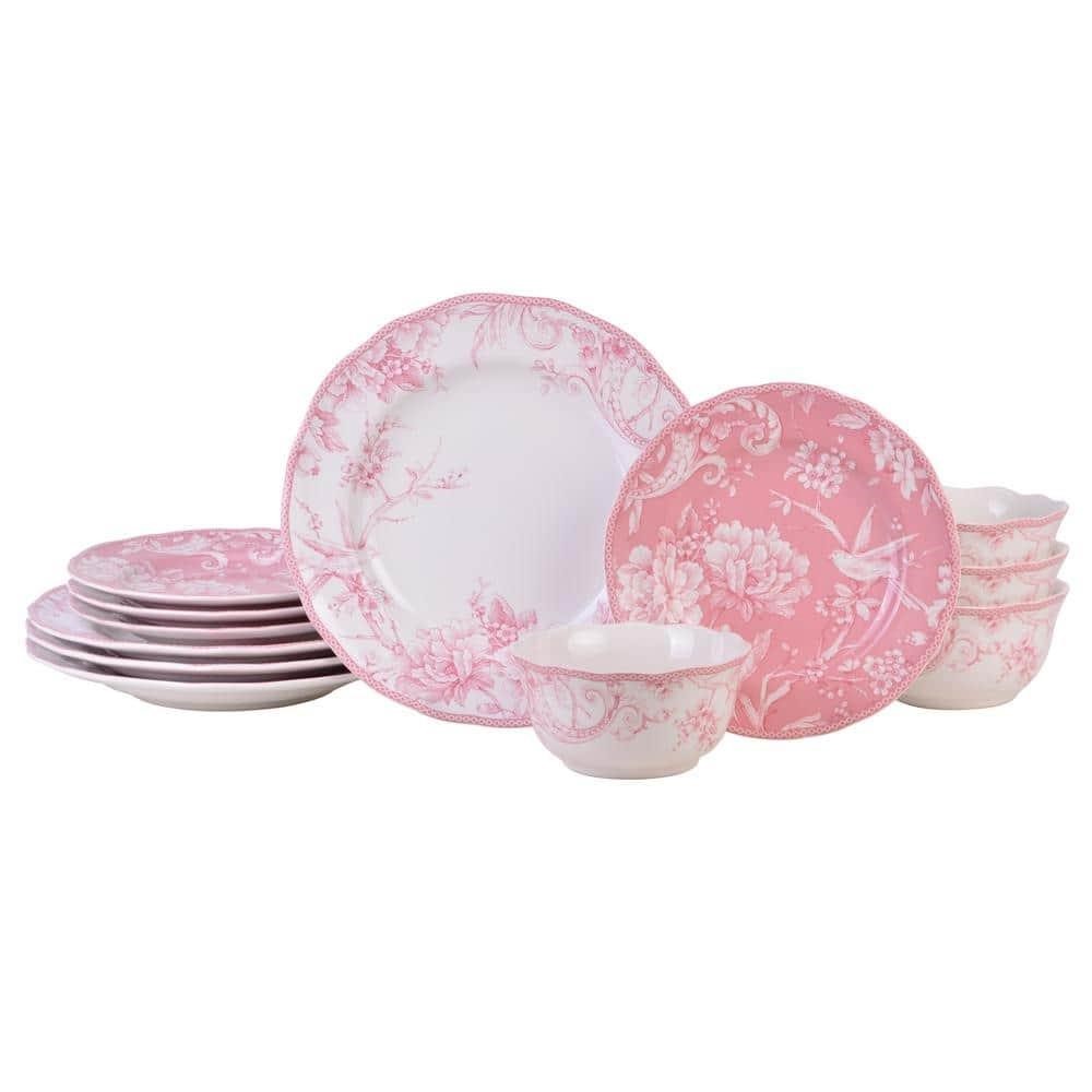 $100  Fifth Adelaide Blush Dinnerware Set - 12 Pie