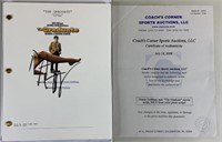 1967 The Graduate Signed Movie Script