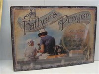 Father's Prayer SIgn