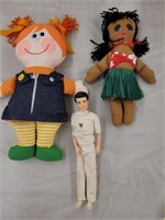 Dressy Bessie, Ben Casey and Hawaiian Doll