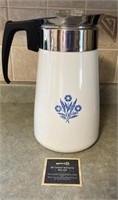 Vintage Corning Ware 9 Cup Percolating Coffee