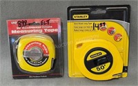 Pair of New 50ft Tape Measures