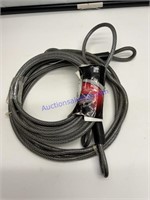 2 Master Lock 72DPF HD  Double Loop Cable 15 L ft.