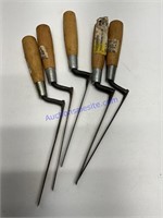 5 New Tuck point trowels