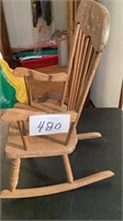 Child’s rocking chair,