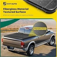 YHTAUTO Hard Quad Fold Truck Bed Tonneau Cover
