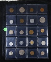 Great Page of 12 US Coins 4x Kennedy Half Dollars,