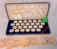 set treasure coins of the Caribbean