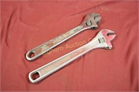 Crescent & Channel Lock 12" Adjustable Wrenches