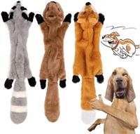 Pack of 3 Non-Padding Squeaky Chew Toys