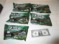 5 Bags Dove Chocolates