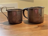 A Sterling Sliver Baby cup & A Silver Plate Cup