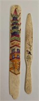 (2 Pcs) Antique Oriental Ivory Items