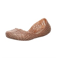 Melissa Campana Papel Ad 's Shoe Metallic Rose, Si