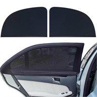 2 PCS Universal Car Window Shade, Stretchable Brea