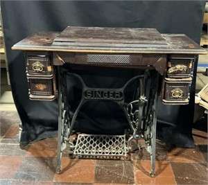 Singer Sewing Machine and Table