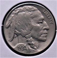 1930 S BUFFALO NICKEL AU