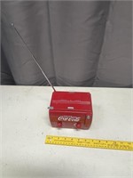 Coca Cola Mini Cooler Portable Radio