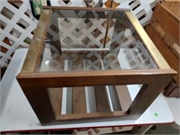 Small Glass Top End Table