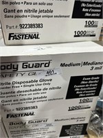 Case of (1000) Medium Nitrile Gloves