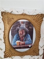 FUNNY BEER PICTURE IN NICE FRAME
