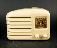 Vintage 1939 Arvin Metal Case Tube Radio